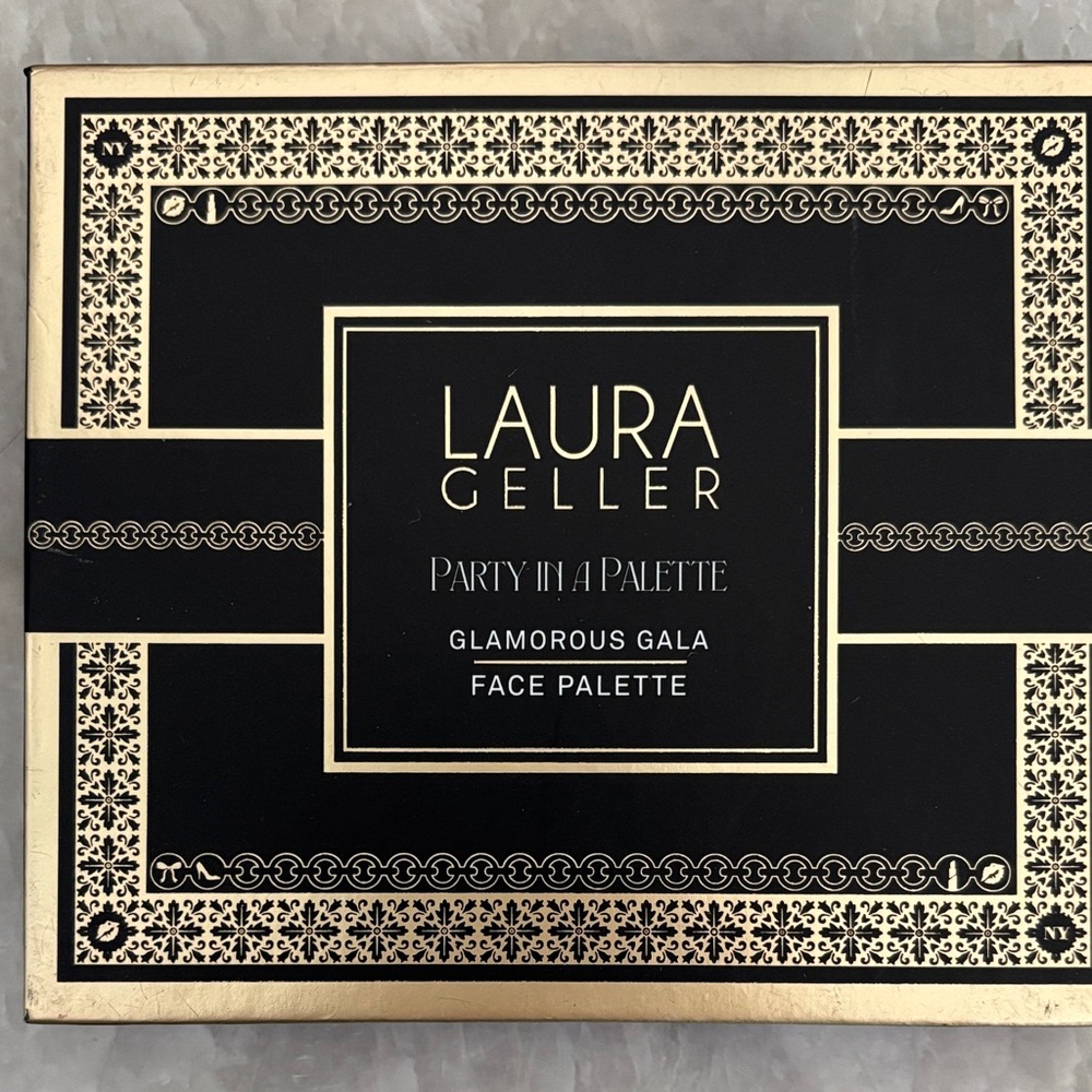Laura Geller Black and Gold Face Palette - Party In A Palette